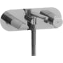 Riobel Parabola Wall Mounted Tub Filler with Built-In Diverter - Includes Hand Shower Chrome
