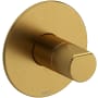 Riobel Parabola Pressure Balanced Valve Trim Only with Single Knob Handle - Less Rough In Brushed Gold