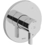 Riobel Paradox Three Independent, Two Shared Function Thermostatic Valve Trim Only with Single Lever Handle and Integrated Diverter - Less Rough In Chrome