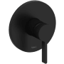 Riobel Paradox Pressure Balanced Valve Trim Only with Single Lever Handle - Less Rough In Black