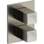 Riobel Reflet Six Function Thermostatic Valve Trim Only with Dual Knob Handles and Integrated Diverter - Less Rough In Brushed Nickel