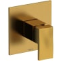 Riobel Reflet Pressure Balanced Valve Trim Only with Single Lever Handle - Less Rough In Brushed Gold
