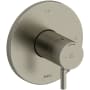 Riobel Riu Two Independent and One Shared Function Thermostatic Valve Trim Only with Single Lever Handle and Integrated Diverter - Less Rough In Brushed Nickel
