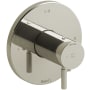Riobel Riu Two Independent and One Shared Function Thermostatic Valve Trim Only with Single Lever Handle and Integrated Diverter - Less Rough In Polished Nickel