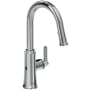 Riobel Trattoria 1.5 GPM Single Hole Pull Down Kitchen Faucet Boomerang, Duralock, and Reflex Technology Chrome