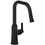 Riobel Trattoria 1.5 GPM Single Hole Pull Down Kitchen Faucet Black