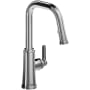 Riobel Trattoria 1.5 GPM Single Hole Pull Down Kitchen Faucet Chrome