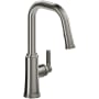 Riobel Trattoria 1.5 GPM Single Hole Pull Down Kitchen Faucet Stainless Steel