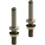 Riobel 4" Deck Mounted Water Supply Lines Brushed Nickel