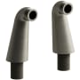 Riobel 4" Deck Mounted Water Supply Lines Brushed Nickel