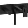 Riobel Kubik Wall Mounted Tub Filler with Built-In Diverter - Includes Hand Shower Black