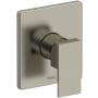 Riobel Kubik Pressure Balanced Valve Trim Only with Single Lever Handle - Less Rough In Brushed Nickel