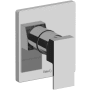 Riobel Kubik Pressure Balanced Valve Trim Only with Single Lever Handle - Less Rough In Chrome