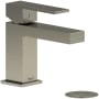 Riobel Kubik 1.2 GPM Single Hole Bathroom Faucet Brushed Nickel