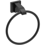 Riobel Zendo 6-1/2" Wall Mounted Towel Ring Black