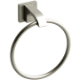 Riobel Zendo 6-1/2" Wall Mounted Towel Ring Brushed Nickel