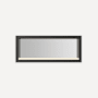 Robern 23-1/4" x 9-3/8" Lighted Framed Medicine Cabinet Matte Black