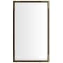 Robern Craft Series 23-1/4" x 39-3/8" Framed Single Door Medicine Cabinet with Soft Close Hinges Bronze with Aged Brass