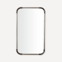 Robern Craft Series 24" W x 40" H Traditional Rectangular Framed Bathroom Wall Mirror Brushed Pewter with Iron Black