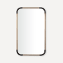 Robern Craft Series 24" W x 40" H Traditional Rectangular Framed Bathroom Wall Mirror Aged Brass with Antique Bronze