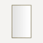 Robern Craft Series 24-1/4" W x 39-3/8" H Traditional Rectangular Framed Bathroom Wall Mirror Aged Brass
