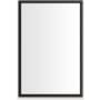 Robern Main Line 19-1/4" x 30" Framed Single Door Medicine Cabinet with Soft Close Hinges Brushed Black
