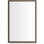Robern Main Line 19-1/4" x 30" Framed Single Door Medicine Cabinet with Soft Close Hinges, Interior Lighting, USB Charging Ports, and Electrical Outlets Brushed Bronze