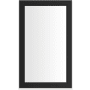Robern Main Line 23-1/4" x 39-3/8" Framed Single Door Medicine Cabinet with Soft Close Hinges, Interior Lighting, USB Charging Ports, and Electrical Outlets Brushed Black