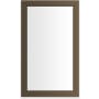 Robern Main Line 23-1/4" x 39-3/8" Framed Single Door Medicine Cabinet with Soft Close Hinges, Interior Lighting, USB Charging Ports, and Electrical Outlets Brushed Bronze
