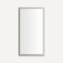Robern Main Line 15-1/8" W x 29-7/8" H Traditional Rectangular Framed Bathroom Wall Mirror Nickel