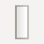 Robern Main Line 15-1/8" W x 39-1/2" H Traditional Rectangular Framed Bathroom Wall Mirror Nickel