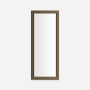 Robern Main Line 15-1/8" W x 39-1/2" H Traditional Rectangular Framed Bathroom Wall Mirror Brushed Bronze