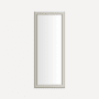 Robern Main Line 15-1/8" W x 39-1/2" H Traditional Rectangular Framed Bathroom Wall Mirror Polished Nickel