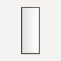 Robern Main Line 15-1/8" W x 39-1/2" H Traditional Rectangular Framed Bathroom Wall Mirror Brushed Bronze