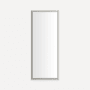Robern Main Line 15-1/8" W x 39-1/2" H Traditional Rectangular Framed Bathroom Wall Mirror Polished Nickel