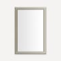 Robern Main Line 19-1/8" W x 29-7/8" H Traditional Rectangular Framed Bathroom Wall Mirror Nickel