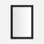 Robern Main Line 19-1/8" W x 29-7/8" H Traditional Rectangular Framed Bathroom Wall Mirror Brushed Black