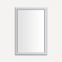 Robern Main Line 19-1/8" W x 29-7/8" H Traditional Rectangular Framed Bathroom Wall Mirror Chrome