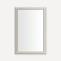 Robern Main Line 19-1/8" W x 29-7/8" H Traditional Rectangular Framed Bathroom Wall Mirror Polished Nickel