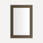 Robern Main Line 19-1/8" W x 29-7/8" H Traditional Rectangular Framed Bathroom Wall Mirror Brushed Bronze