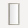 Robern Main Line 19-1/8" W x 39-1/2" H Traditional Rectangular Framed Bathroom Wall Mirror Nickel