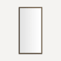 Robern Main Line 19-1/8" W x 39-1/2" H Traditional Rectangular Framed Bathroom Wall Mirror Brushed Bronze
