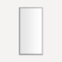 Robern Main Line 19-1/8" W x 39-1/2" H Traditional Rectangular Framed Bathroom Wall Mirror Chrome