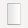 Robern Main Line 23-1/8" W x 39-1/2" H Traditional Rectangular Framed Bathroom Wall Mirror Polished Nickel