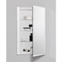 Robern R3 16" x 26" x 4" Beveled Single Door Medicine Cabinet with Reversible Hinge Mirrored