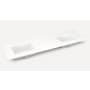 Robern Craft Series 72" Quartz Vanity Top White Zeus Extreme