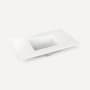 Robern 37" Quartz Vanity Top for Widespread Faucet Quartz White