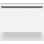 Robern Cartesian 24" Single Wall Mounted Vanity Cabinet - Less Vanity Top with Plumbing Drawer White