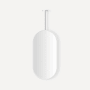 Robern Sculpt 20" W x 40" H Modern Arched Metal Framed Bathroom Mirror Polished Stainless Steel