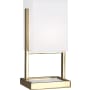 Robert Abbey Nikole 13" Column Table Lamp Modern Brass